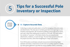 5 Tips for a Successful Utility Pole Inventory or Inspection
