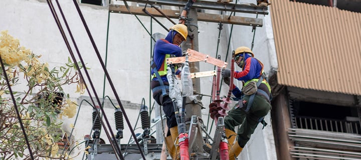 Tower installation